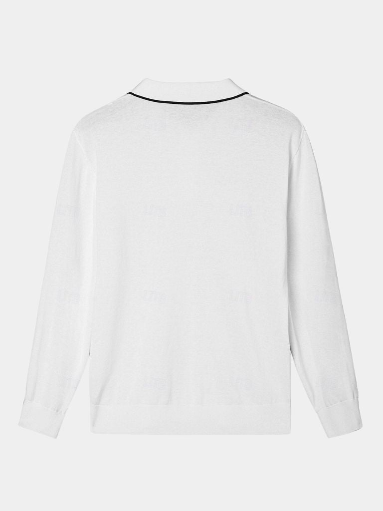Ivory Elite Long Sleeve Polo – Vailor & Veil