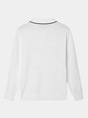 Ivory Elite Long Sleeve Polo – Vailor & Veil