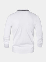 Ivory Elite Long Sleeve Polo – Vailor & Veil