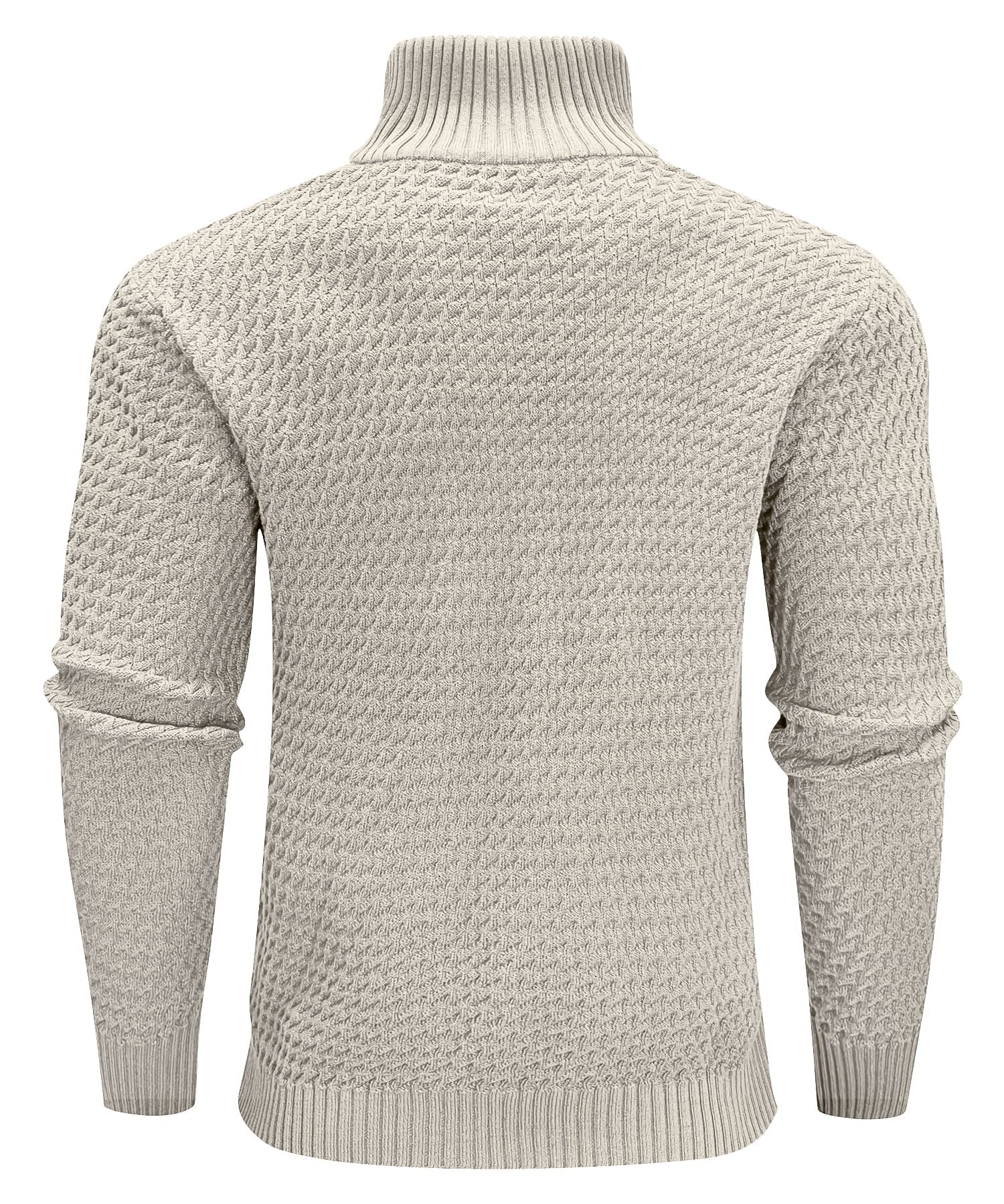 Premium Men's Turtleneck Quarter-Zip (5 Designs)