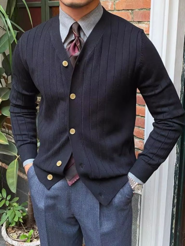 Knit Casual Cardigan - Vailor & Veil