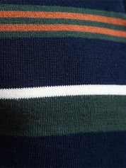 Knit Striped Quarter-Zip Jumper Sweater - Vailor & Veil