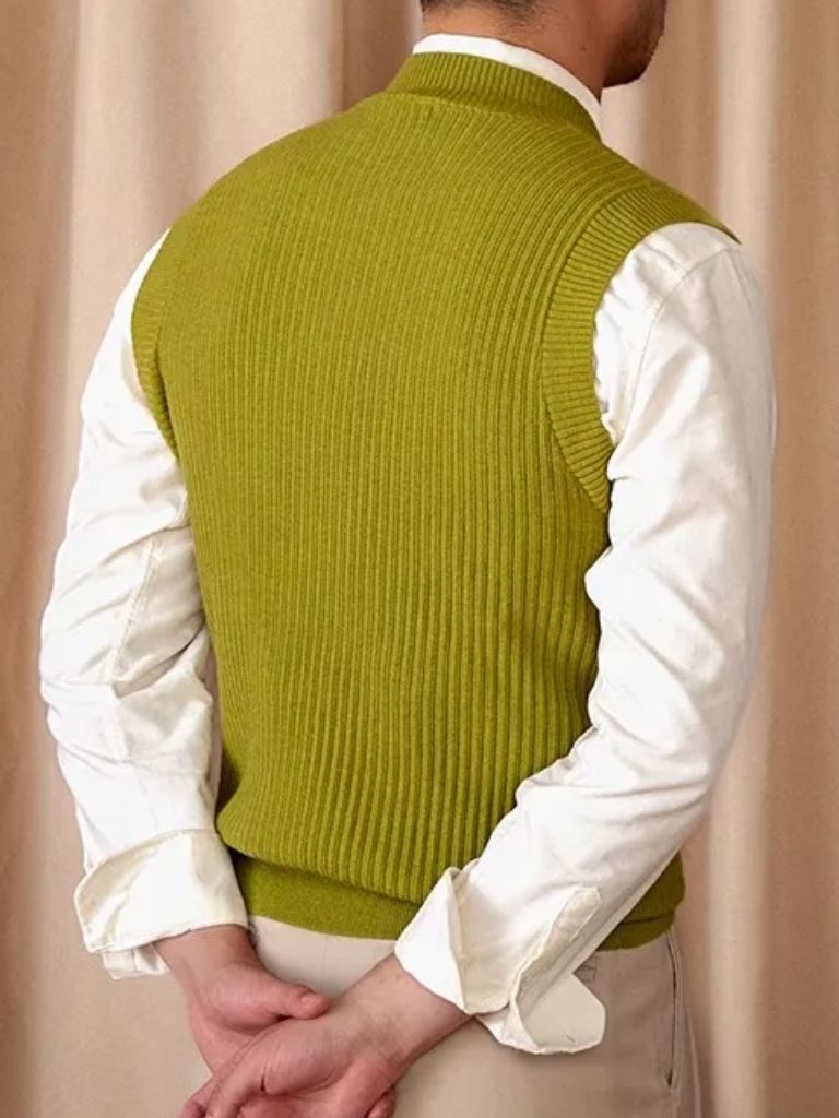 Knit Vest Waistcoat - Vailor & Veil