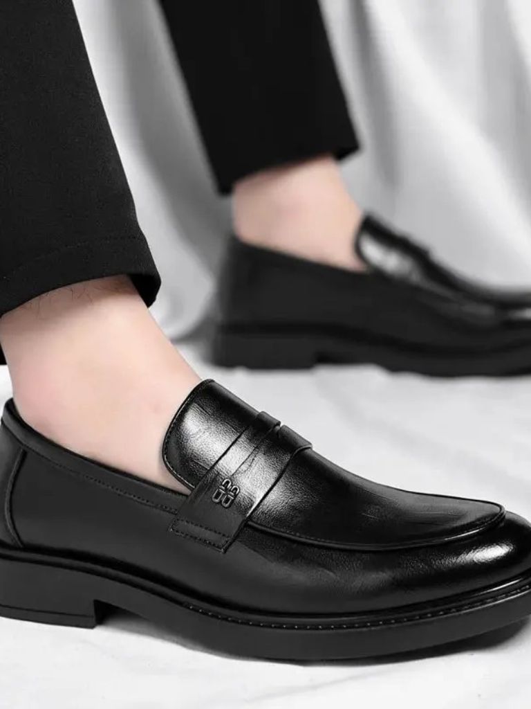 Leather Male Shoes Men Business - Vailor & Veil