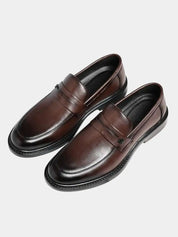Leather Male Shoes Men Business - Vailor & Veil