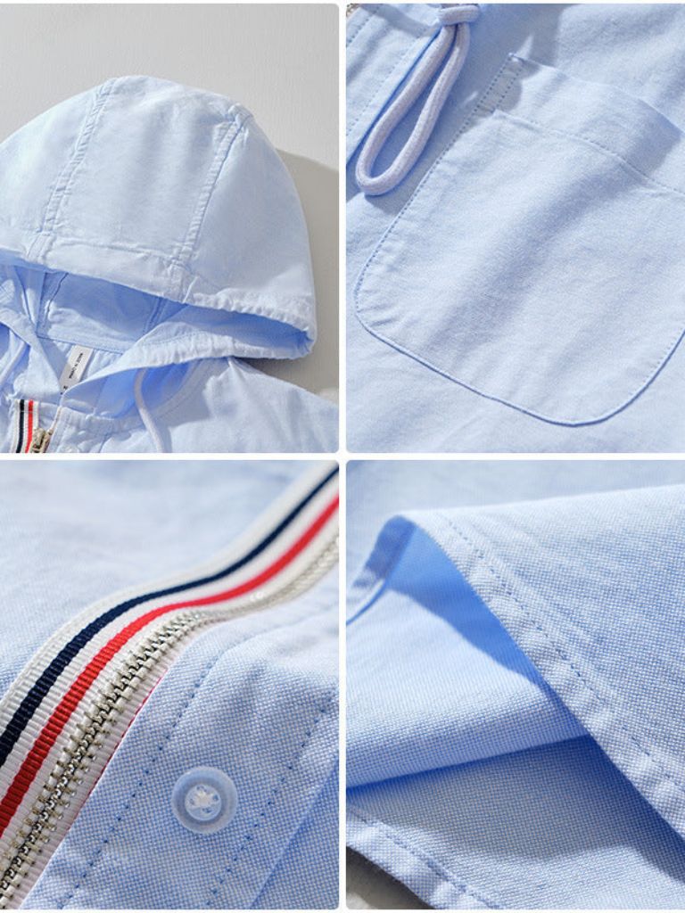 Light Covenant Linen Hooded Shirt  – Vailor & Veil