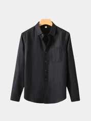 Long Sleeve Essential Linen Shirt - Vailor & Veil