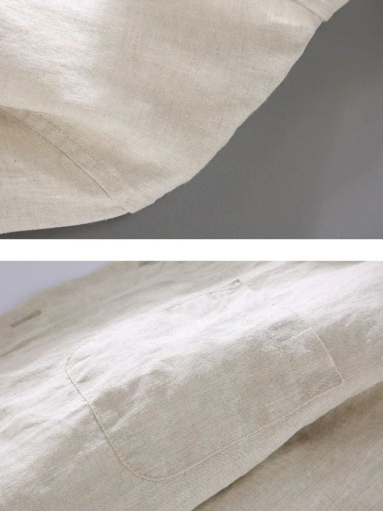 Long Sleeve Essential Linen Shirt - Vailor & Veil