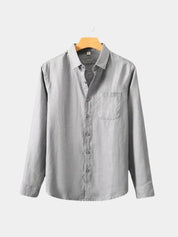 Long Sleeve Essential Linen Shirt - Vailor & Veil