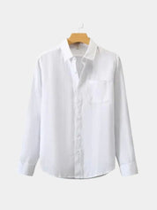 Long Sleeve Essential Linen Shirt - Vailor & Veil