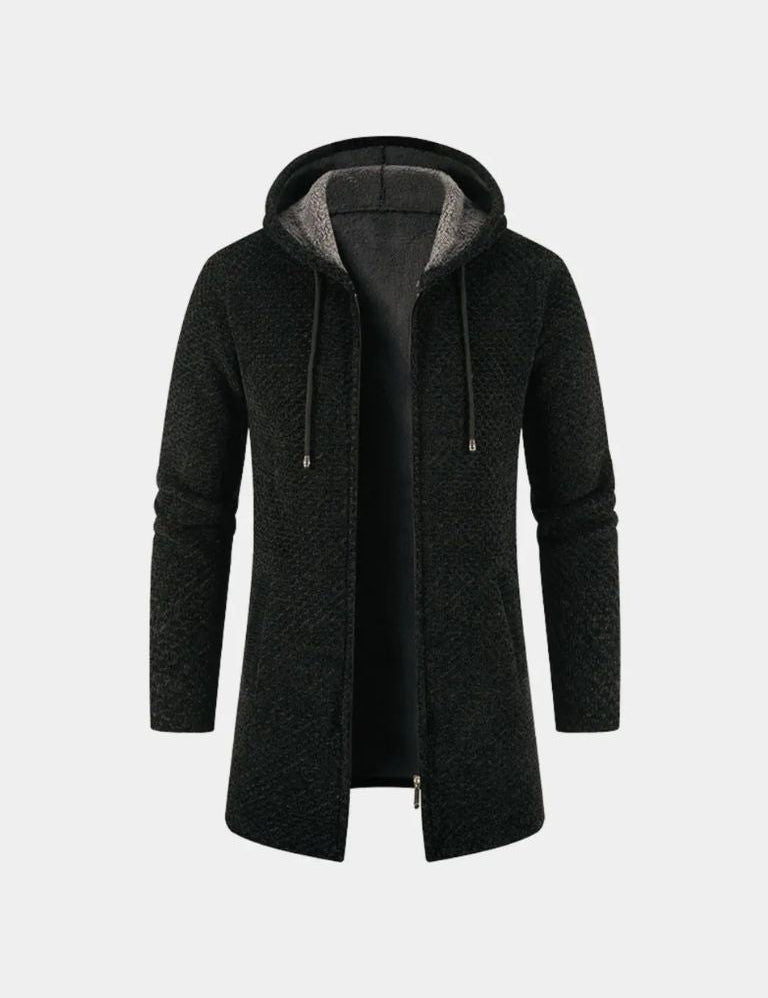 Lugano Knitted Hooded Winter Coat - Vailor & Veil
