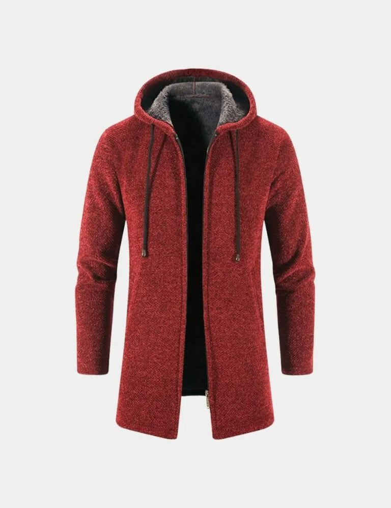 Lugano Knitted Hooded Winter Coat - Vailor & Veil