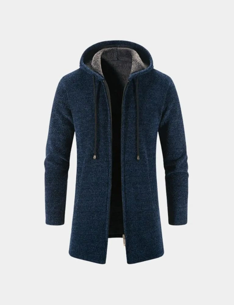 Lugano Knitted Hooded Winter Coat - Vailor & Veil