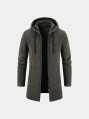 Lugano Knitted Hooded Winter Coat - Vailor & Veil