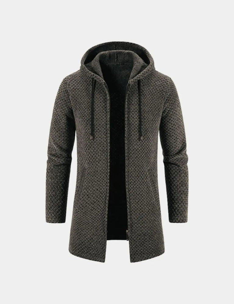 Lugano Knitted Hooded Winter Coat - Vailor & Veil
