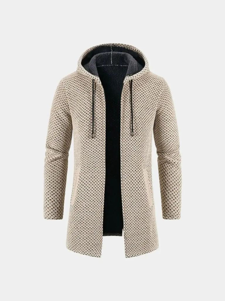 Lugano Knitted Hooded Winter Coat - Vailor & Veil