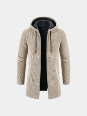 Lugano Knitted Hooded Winter Coat - Vailor & Veil