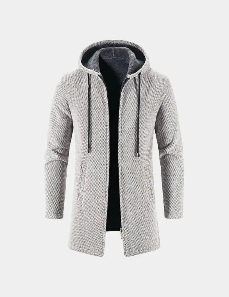 Lugano Knitted Hooded Winter Coat - Vailor & Veil