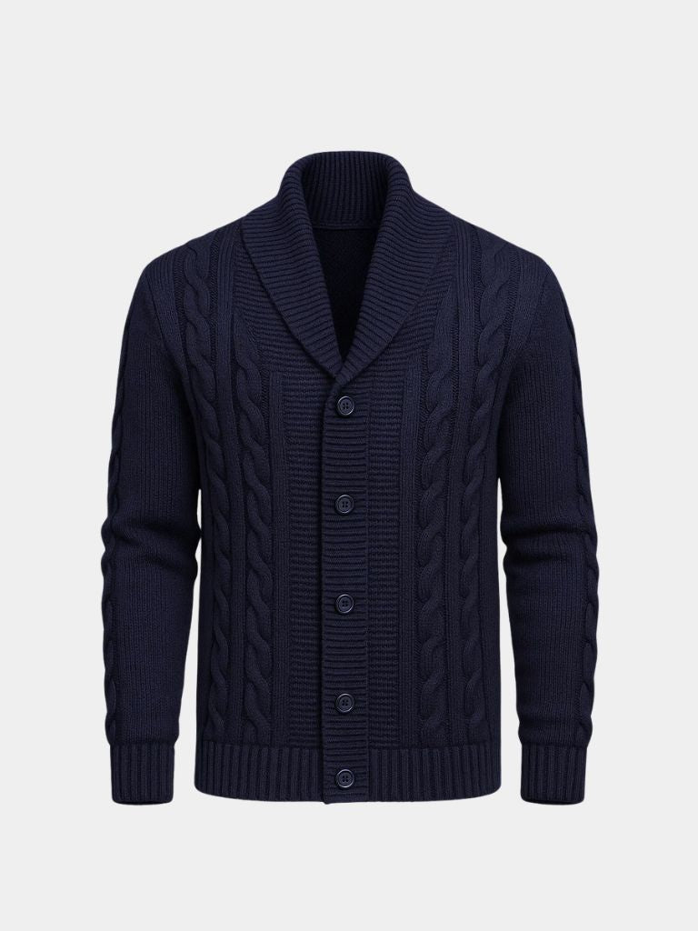 Men's Elegant Knit Cardigan - Vailor & Veil