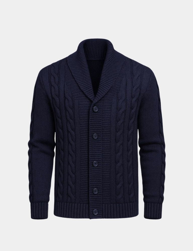 Men's Elegant Knit Cardigan - Vailor & Veil