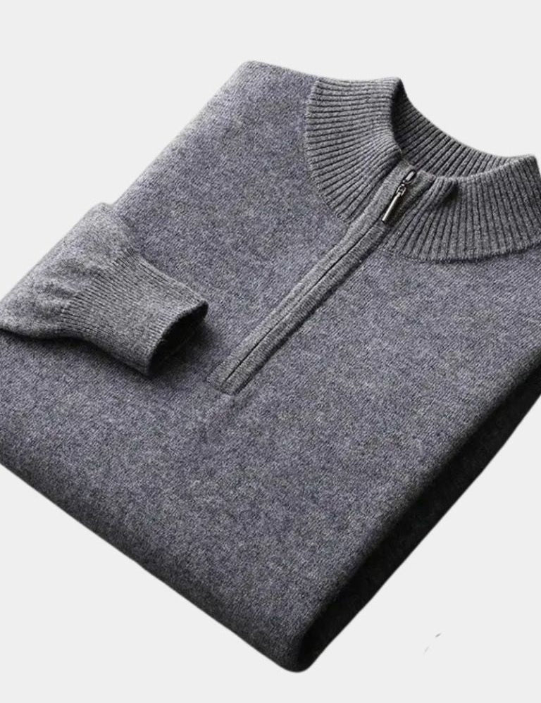 Merino Half Zip Sweater - Vailor & Veil