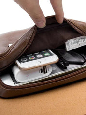 Milan Essential Leather Shoulder Bag - Vailor & Veil