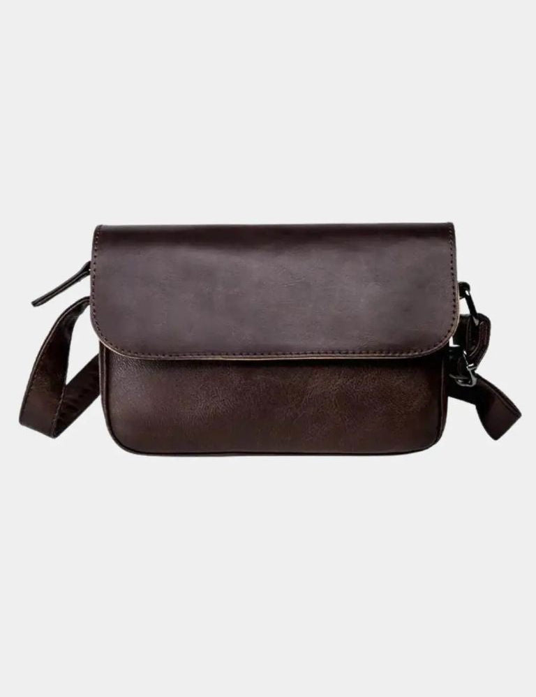 Milan Essential Leather Shoulder Bag - Vailor & Veil