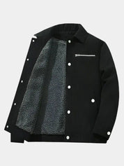 Minimalist Corduroy Sherpa Jacket - Vailor & Veil