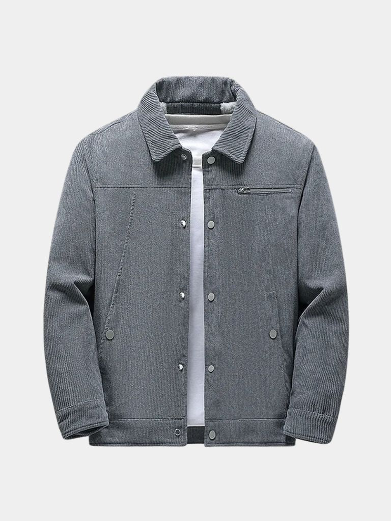 Minimalist Corduroy Sherpa Jacket - Vailor & Veil
