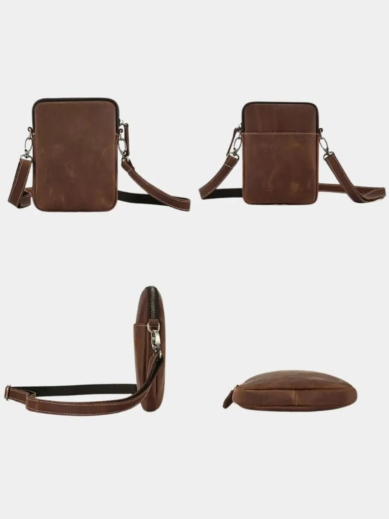 Minimalist Crossbody Leather Bag - Vailor & Veil