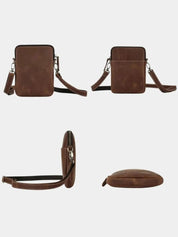 Minimalist Crossbody Leather Bag - Vailor & Veil