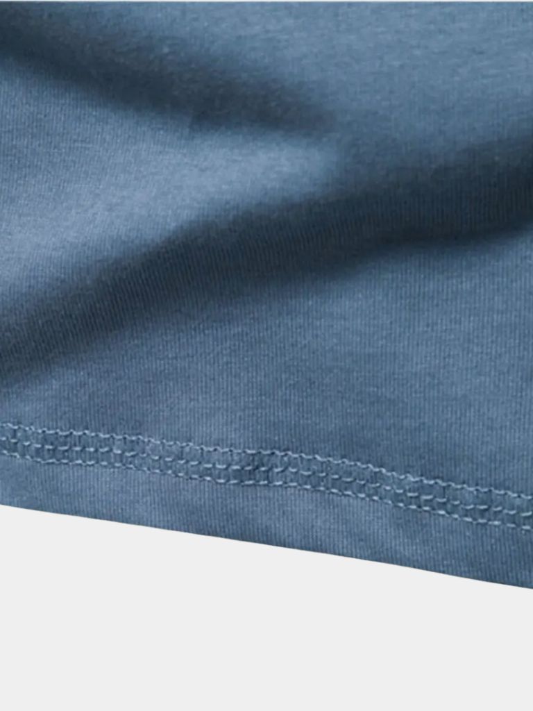 Minimalist Henley Neck Long Sleeve T-Shirt - Vailor & Veil