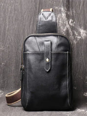 Minimalist Leather Shoulder Bag - Vailor & Veil