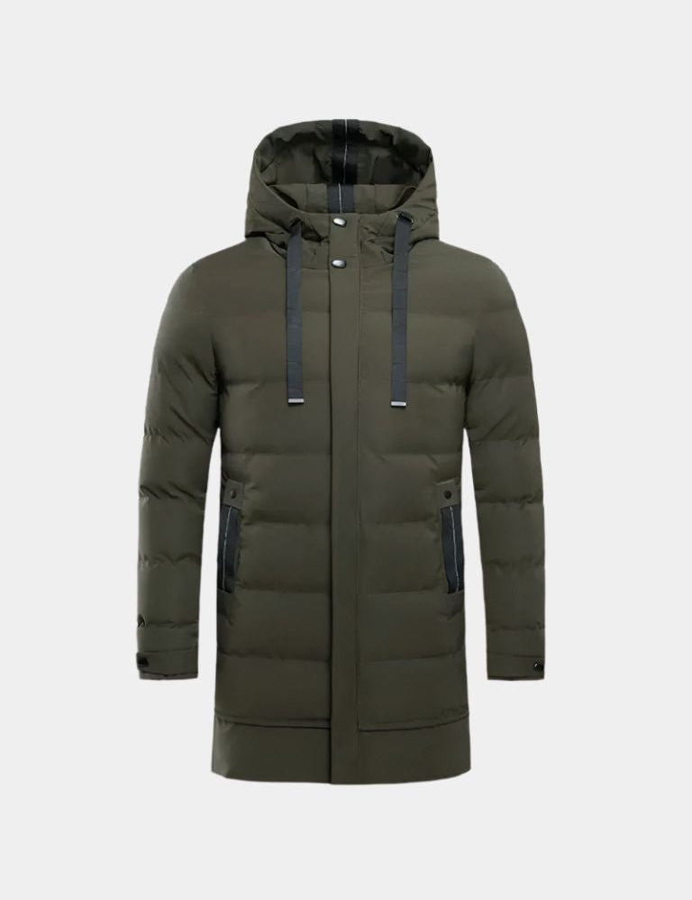 Minimalist Long Puffer Jacket - Vailor & Veil