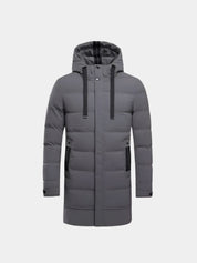 Minimalist Long Puffer Jacket - Vailor & Veil