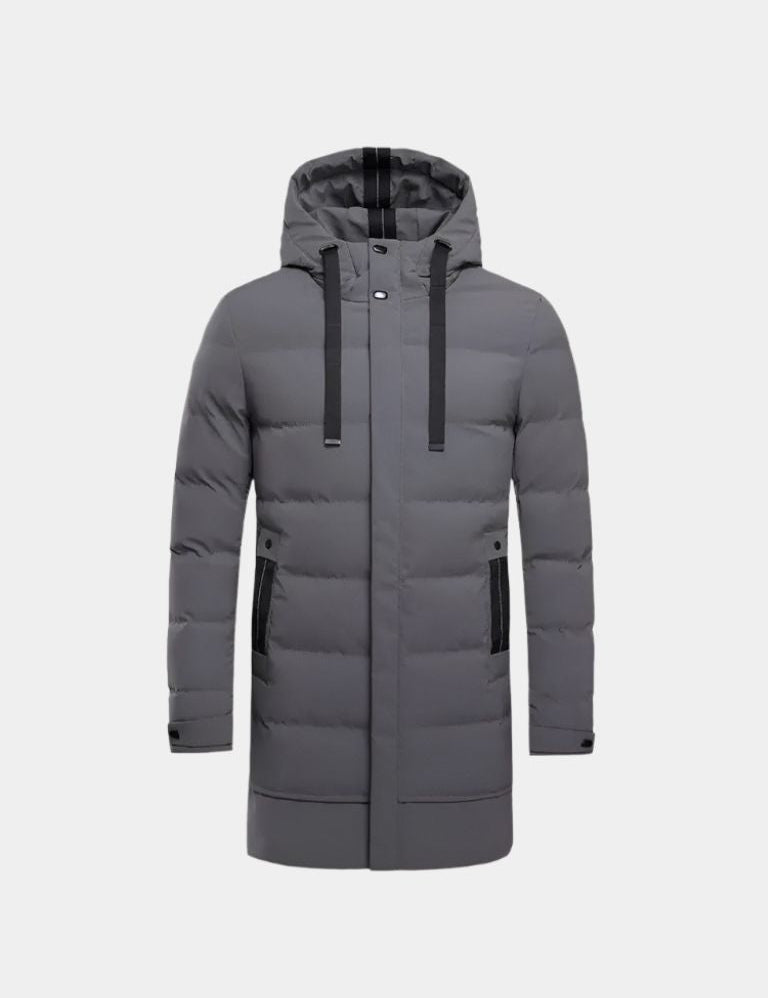 Minimalist Long Puffer Jacket - Vailor & Veil