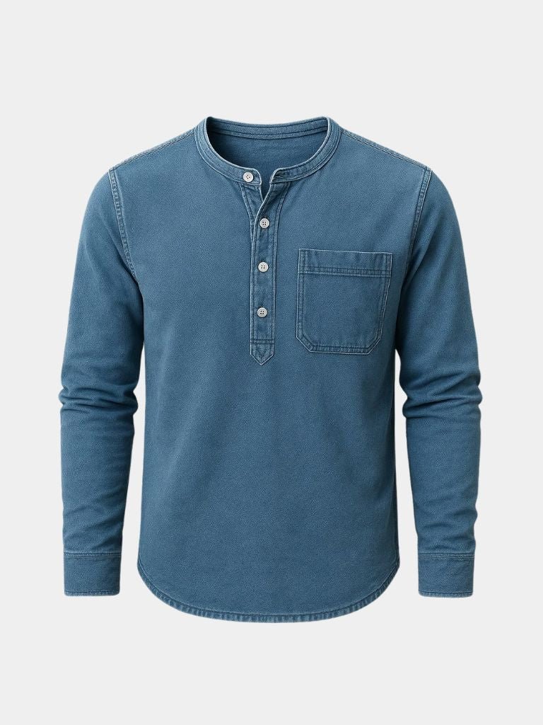 Nash Henley Long Sleeve Shirt – Vailor & Veil