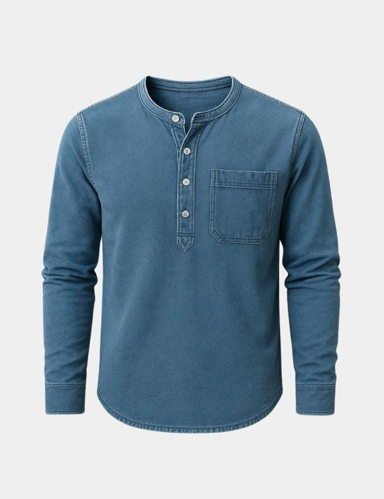 Nash Henley Long Sleeve Shirt – Vailor & Veil