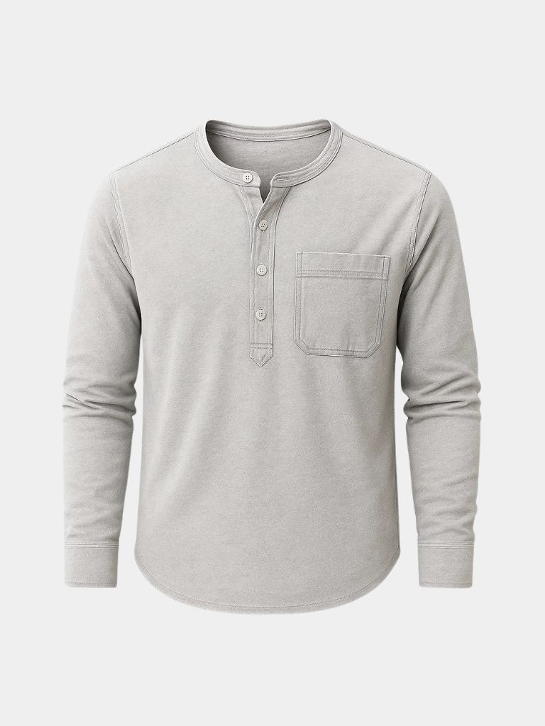 Nash Henley Long Sleeve Shirt – Vailor & Veil