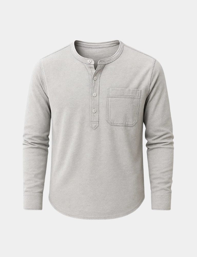 Nash Henley Long Sleeve Shirt – Vailor & Veil