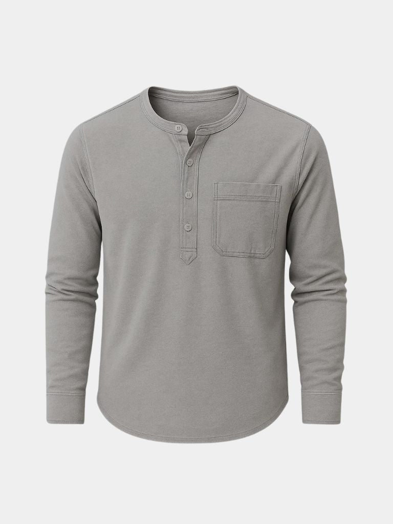Nash Henley Long Sleeve Shirt – Vailor & Veil