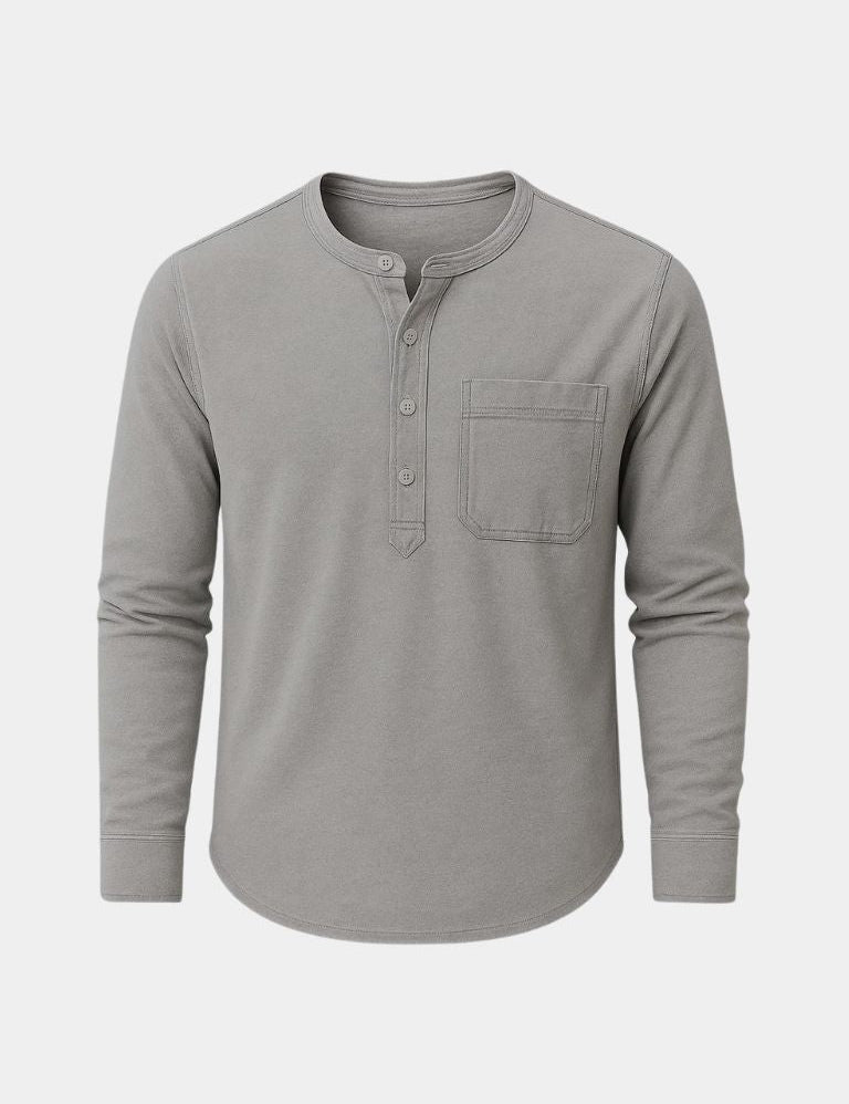 Nash Henley Long Sleeve Shirt – Vailor & Veil