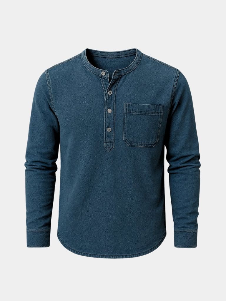 Nash Henley Long Sleeve Shirt – Vailor & Veil
