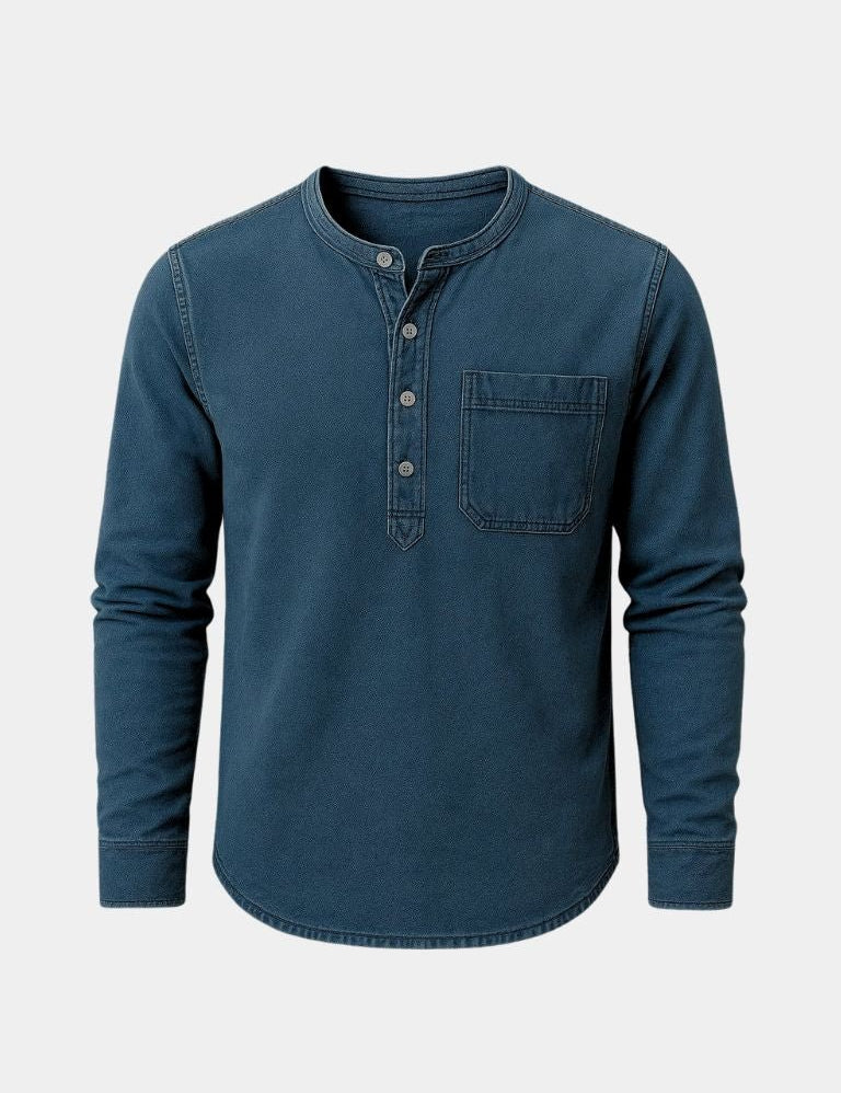 Nash Henley Long Sleeve Shirt – Vailor & Veil