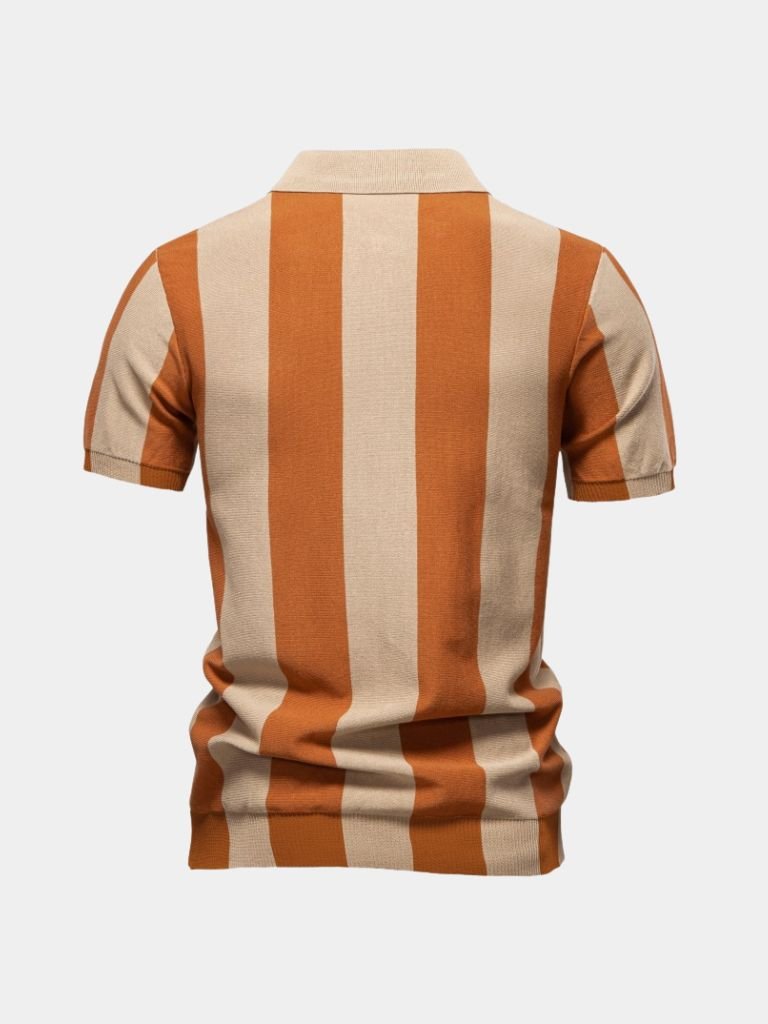 Navy Stripe Polo - Vailor & Veil