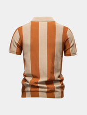 Navy Stripe Polo - Vailor & Veil