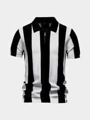 Navy Stripe Polo - Vailor & Veil