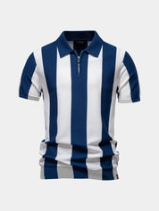 Navy Stripe Polo - Vailor & Veil