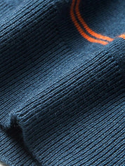 Navy Sunset Striped Polo - Vailor & Veil