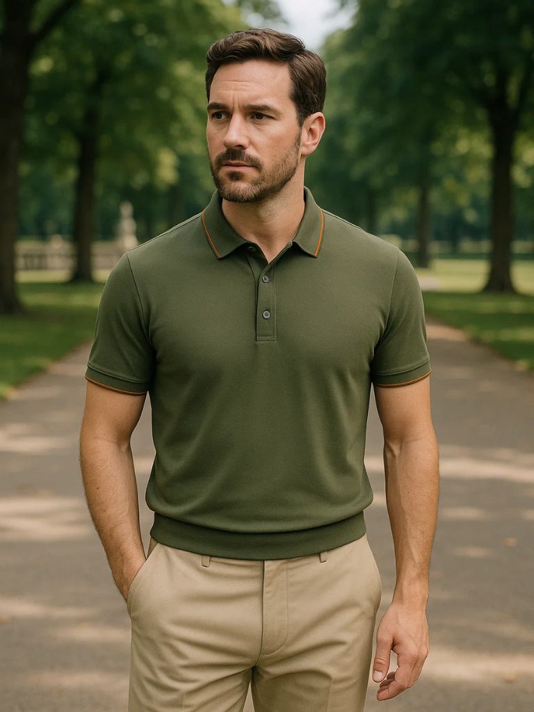 Noble Knit Polo Shirt - Vailor & Veil